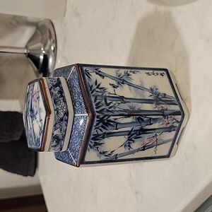 Vintage Chinese Hexagon Porcelain